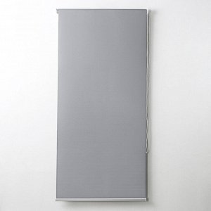 Штора рулонная «Механика», 90?180 см (с учётом креплений 3,5 см), цвет серый