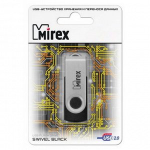 USB карта памяти 64ГБ Mirex Swivel Black (13600-FMURUS64)