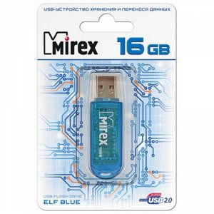USB 3.0 карта памяти 16ГБ Mirex Elf Blue
