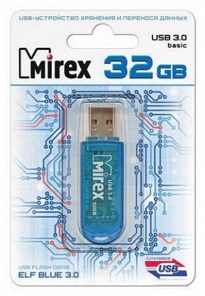 USB 3.0 карта памяти 32ГБ Mirex Elf Blue