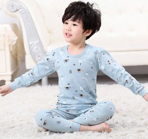 Детская пижама с принтом "Олени"