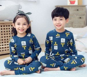 Детская пижама с принтом "Кисточки"
