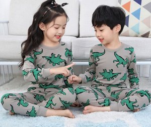 Детская пижама с принтом "Динозавры"