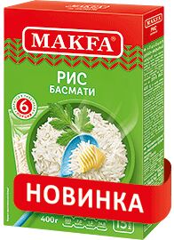 Крупа Макфа кор. Рис длин.шлиф.400г (6 пак) БАСМАТИ 1/9, шт