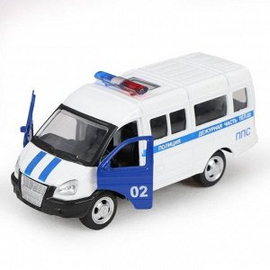 Машина металлическая «Микроавтобус Полиция», масштаб 1:50, инерция