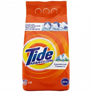 TIDE® Автомат СМС порошок "Альпийская свежесть", 3кг