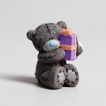 Сувенир полистоун &quot;Медвежонок Me to you с подарком&quot; 5 см х 3,5 см х 4 см