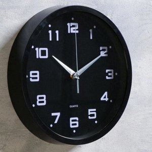 Часы настенные, серия: Классика, "Эдит", дискретный ход, d-24.5 см