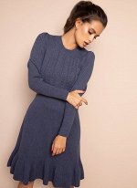 2330 Платье женское цвет джинс