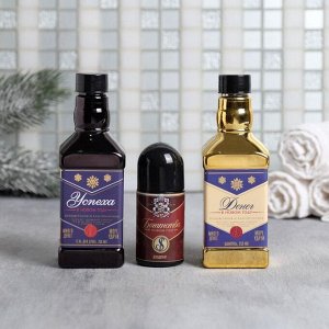 Набор «Богатства»: гель для душа Виски и шампунь Виски 250 мл, дезодорант 50 г, аромат мужского парфюма
