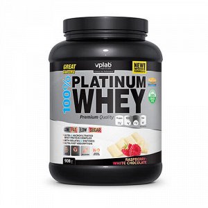 Протеин 100% &quot;Platinum Whey&quot;, малина-белый шоколад VPLab