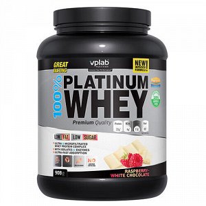 Протеин 100% "Platinum Whey", малина-белый шоколад VPLab