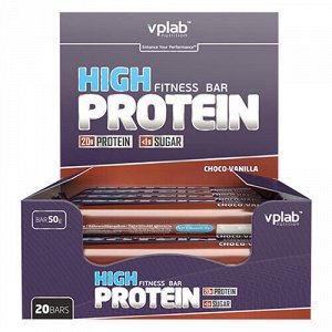 Батончик с протеином "High protein bar", шоколад-ваниль VPLab