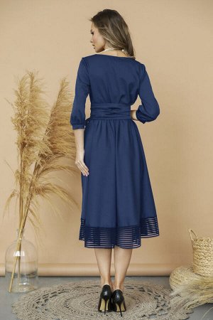 Платье 425/6, темно-синий