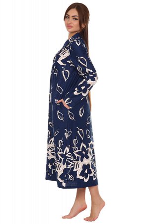 Платье Количество в упаковке: 1; Артикул: RT-В-26; Цвет: Синий; Ткань: Кулирка; Состав: 100% Хлопок; Цвет: Синий