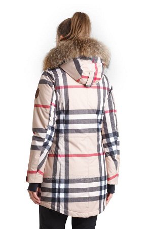Женская куртка-парка Azimuth B 8498_153 Бежевый0