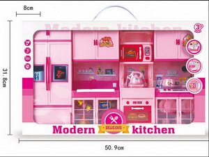 Набор мебели для кукол Кухня с аксесс, ,кор.51*8*32 см