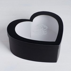 Набор коробок-сердец с PVC «Тебе от меня», 16 х 14 х 6 - 22 х 20 х 9 см