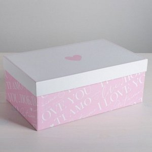 Набор подарочных коробок 6 в 1 «С любовью», 20 х 12,5 х 7,5 - 32,5 х 20 х 12,5 см