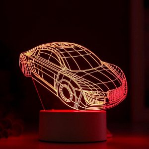 Светильник "Авто" LED RGB от сети 9,5x16x14 см