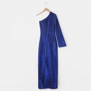 Платье женское MINAKU длинное, размер 44, цвет синий