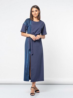 Платье (590/темно-синий)