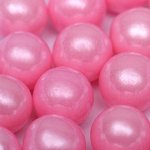 Кондитерская посыпка &quot;Сахарные шарики&quot; 12 мм, Розовые перламутровые, 50 г