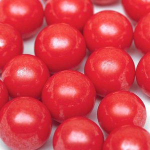 Кондитерская посыпка «Сахарные шарики» 12 мм, красные, перламутровые, 50 г