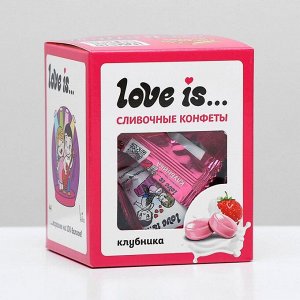 Жевательные конфеты Love Is «Клубника», 105 г