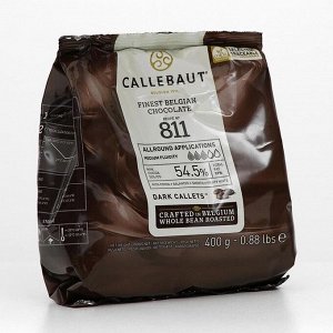Шоколад тёмный Callebaut 54,5% таблетированный, 400 г