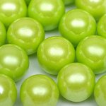 Кондитерская посыпка &quot;Сахарные шарики&quot; 12 мм, Зеленые перламутровые, 50 г