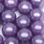 Кондитерская посыпка &quot;Сахарные шарики&quot; 12 мм, Фиолетовые перламутровые, 50 г