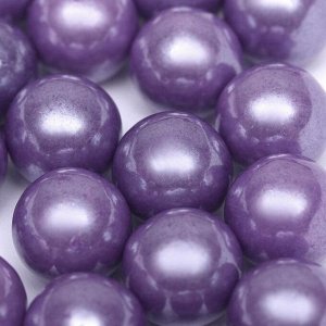 Кондитерская посыпка «Сахарные шарики» 12 мм, фиолетовые, перламутровые, 50 г