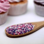 Драже сахарное Бисер цветной  &quot;розовый, сиреневый, серебро&quot; 50 г