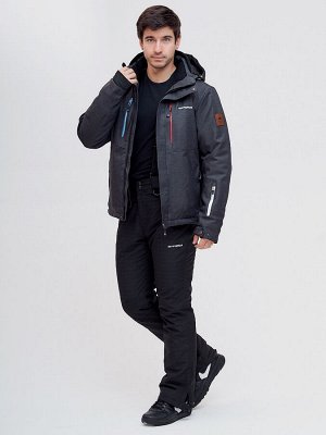 Горнолыжная куртка MTFORCE темно-серого цвета 2061TC