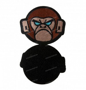 Нашивка на липучке "Angry Monkey"