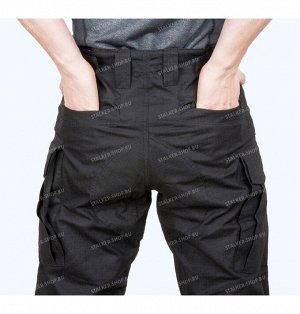 Pants SFU, 92%cotton 8%polyester, black