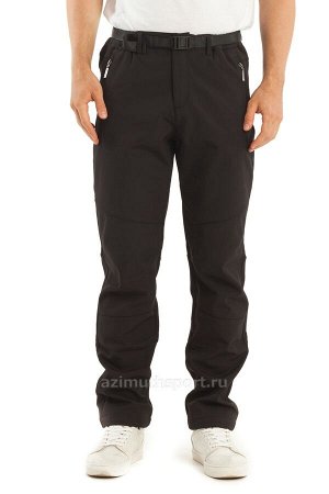 Мужские брюки-виндстопперы на флисе Azimuth А 66 (БР) Черный