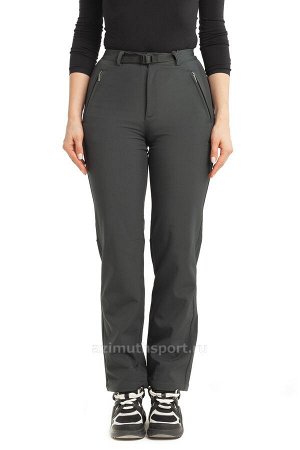Женские брюки-виндстопперы на флисе Azimuth B 016 Темно-серый