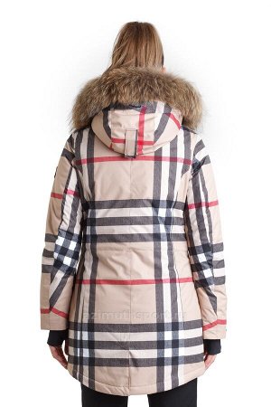 Женская куртка-парка Azimuth B 8498_153 Бежевый