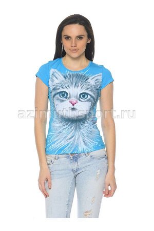 Женская футболка Stella  Сибирский котенок  002