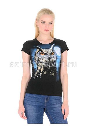Женская футболка Stella  Сова с луной
