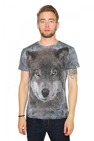 Мужская футболка Stella Серый Волк