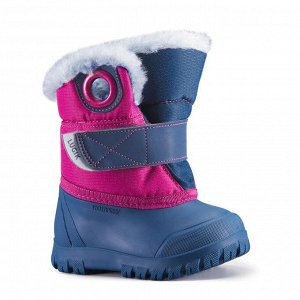 Сапоги зимние лыжные для детей сине-фиолетовые ХWARM