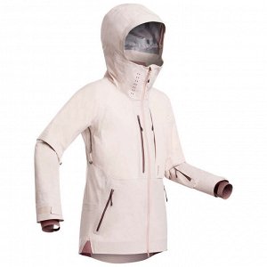 Куртка лыжная для фрирайда женская розовая JKT SKI FR900