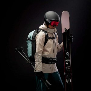 Куртка лыжная для фрирайда женская розовая JKT SKI FR900 WEDZE