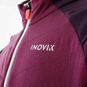 Куртка для беговых лыж детская фиолетовая XC S 550 INOVIK