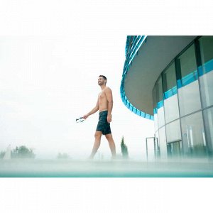 Плавки–шорты мужские хаки swimshort 100 long tex nabaiji