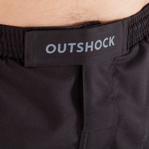 Шорты для грэпплинга чёрные 500 OUTSHOCK