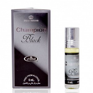 Арабское парфюмерное масло Чёрный цвет чемпионов (Champion Black), 6 мл